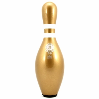 Originální bowlingová kuželka - barva zlatá.